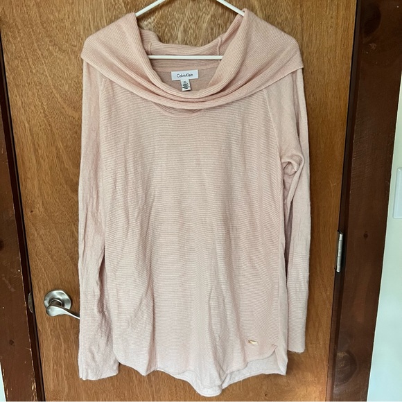 Calvin Klein Cowlneck Tunic Sweater - Picture 1 of 7